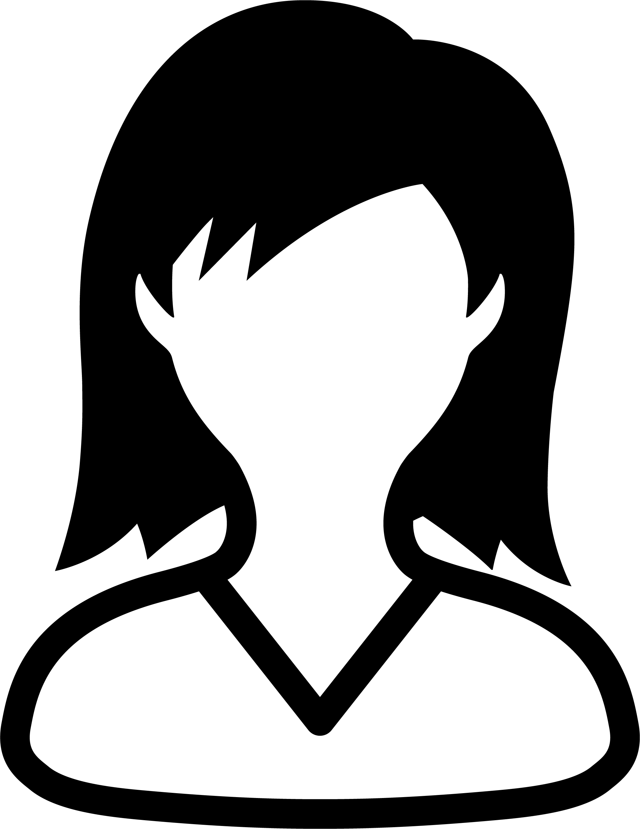 女性影